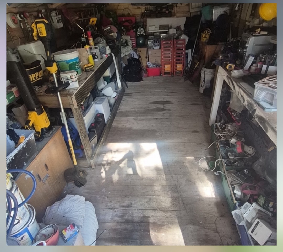 Shed Clear-out & Reset after