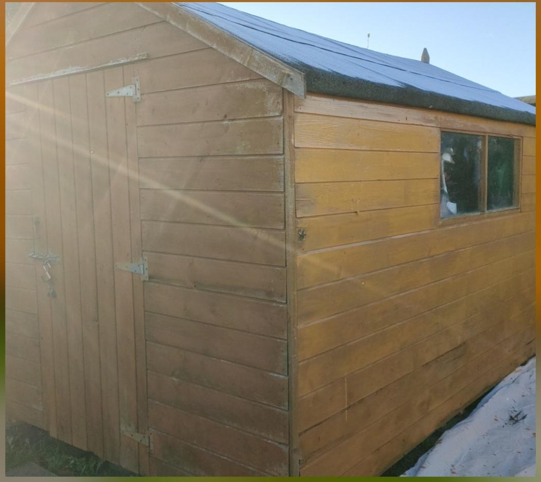 Shed Re-stain & Refresh before